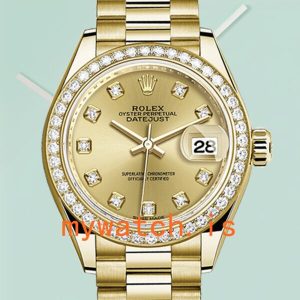 Rolex Datejust m279138rbr-0023 28mm Ladies Gold-tone Automatic: A Timeless Elegance
