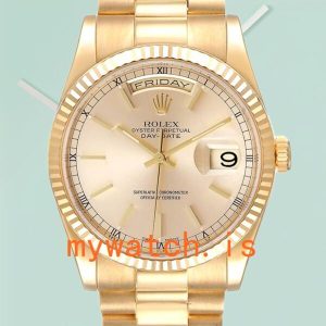 Rolex Day-Date Mens 118238 36mm Champagne Dial: A Timeless Masterpiece