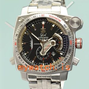 Tag Heuer Grand Carrera GrandCarreraBKSB-001 Men 43mm Stainless Steel: Genuine vs. Replica