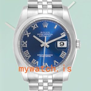 Rolex Datejust 36mm Mens 116200BLRJ Automatic Stainless Steel: Genuine vs. Replica
