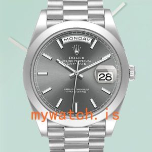 Rolex Day-Date Men’s 40mm m228206-0045 Silver-tone: A Timeless Masterpiece