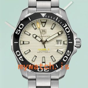 Tag Heuer Aquaracer Men 43mm WAY211A-001 Automatic Silver-tone: Genuine vs. Replica