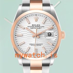 Rolex Datejust m126201-0034 36mm Mens Silver Fluted Dial: Genuine vs. Replica