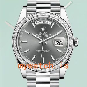 Rolex Day-Date Men’s 40mm M228396TBR-0031 Grey Dial Automatic: Genuine vs. Replica