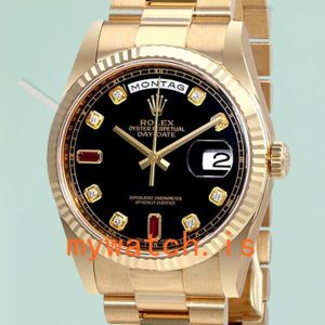 Rolex Day-Date Ladies 118238BKDRP 36mm Automatic Yellow Gold-tone: A Symbol of Elegance and Prestige