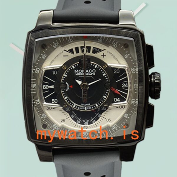 Tag Heuer Monaco 43mm MonacoBKAR-002 Men Rubber Band: Genuine vs. Replica Analysis