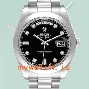 Rolex Day-Date 41mm 218206 Mens Black Dial: A Symbol of Prestige and Precision