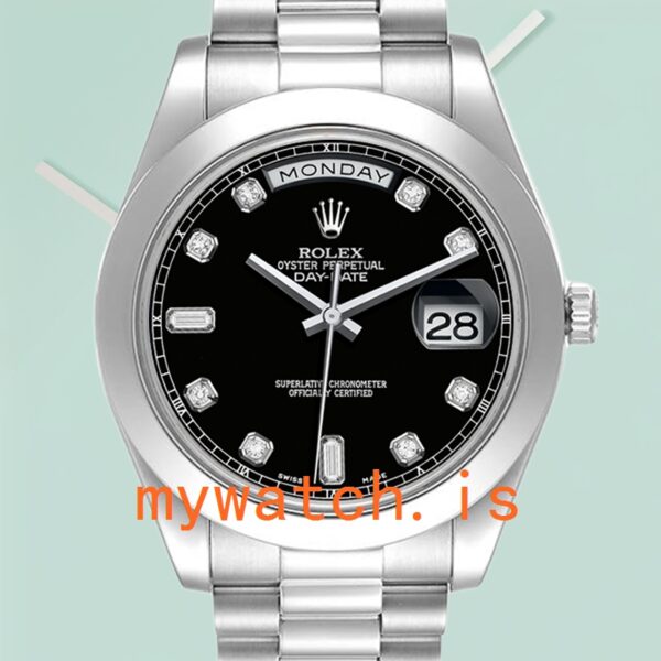 Rolex Day-Date 41mm 218206 Mens Black Dial: A Symbol of Prestige and Precision