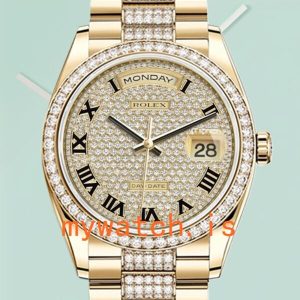 Rolex Day-Date Mens 36mm m118348-0013 President Bracelet Champagne Dial: Genuine vs. Replica