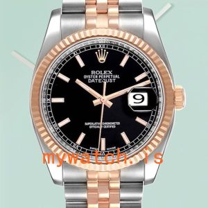 Rolex Datejust Men’s 116231 36mm Automatic Black Dial: A Timeless Classic