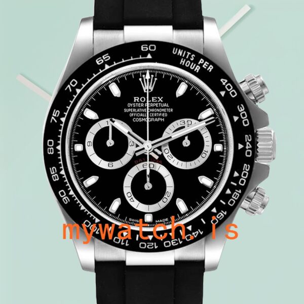 Rolex Daytona Men’s 116519 40mm Black Dial Ceramic Bezel: Genuine vs. Replica