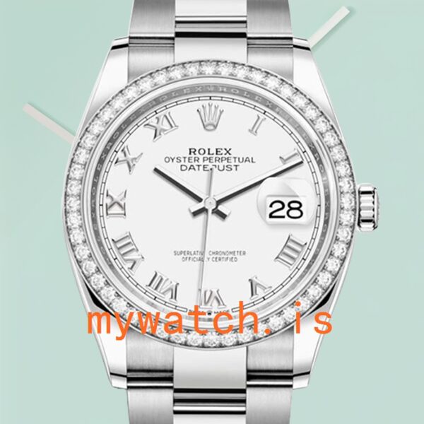 Rolex Datejust 36mm Ladies m126284rbr-0018 Oyster Bracelet Silver-tone: Genuine vs. Replica