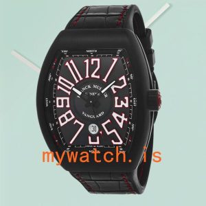 Franck Muller Vanguard Mens 45SCBLKBLKWHT 45mm Titanium: Genuine vs. Replica
