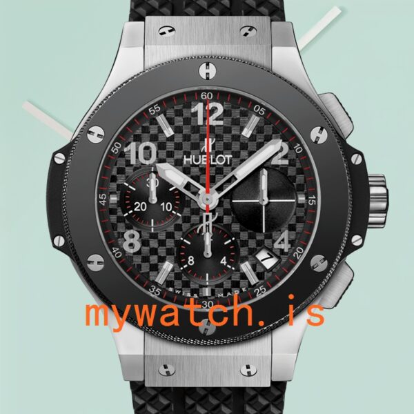 Hublot Big Bang Men’s 44mm 341.SB.131.RX Rubber Band Silver-tone: Genuine vs. Replica