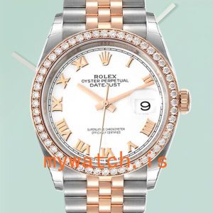 Rolex Datejust M126281RBR-0003 36mm Men’s White Dial Silver-Tone: Genuine vs. Replica