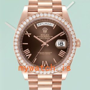 Rolex Day-Date m228345rbr-0009 40mm Mens Brown Dial Rose Gold-tone: Genuine vs. Replica