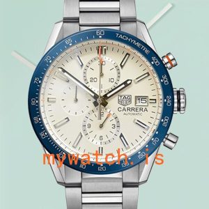 Tag Heuer Carrera 43mm CBM2110-002 Men’s Stainless Steel White Dial Watch: A Timeless Masterpiece