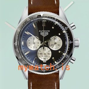 Tag Heuer Autavia 43mm CBE2110-002 Men Quartz Black Dial: Original vs. Replica